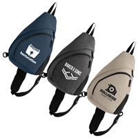 Helsinki RPET Nylon Sling Bag | Custom Silk Screen Branding