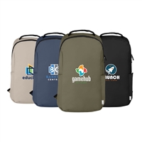 MalmÃ¶ RPET Waterproof 15" Laptop Backpack | Custom Heat Transfered Logo