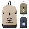 Eco-Friendly Odyssey Recycled Cotton Backpack | Custom Silk Screen Logo