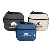 Helsinki RPET PEVA Lined Lunch | Cooler Crossbody Bag | Silk Screen Logo