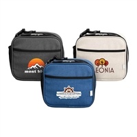 Helsinki RPET PEVA Lined Lunch | Cooler Crossbody Bag |Heat Transfer Logo