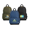 Kora RPET Dual Pocket 15" Laptop Backpack | Custom Heat Transfered Logo