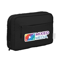 Mercer Recycled Nylon Dual-Pocket Organizer Pouch | Heat Transfer Logo
