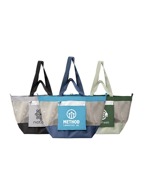 Neri 45L Foldable Recycled Tote Bag with Custom Print