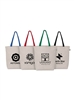 Tonga 11L Recycled Cotton Tote Bag with Colored Handles