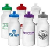 Bike 20 oz. Sports Bottle | Custom Silk Screen Branding with Push-Pull Lid