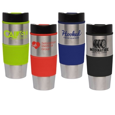 Lanai 15 oz Stainless Steel Tumbler | Spill-Resistant, BPA-Free, Custom Logo