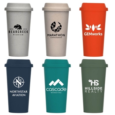 Costa Rica 16oz Wheat Plastic Tumbler | Sustainable & Customizable