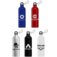 Portland Plus 25 oz. Aluminum Water Bottle | Custom Logo, Carabiner Included