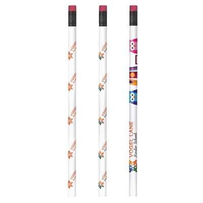 Custom Wood Pencil | 360 Degree  Full Color Imprint