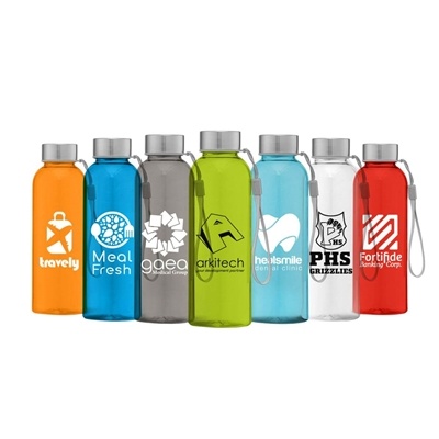 Skye RPET 17 oz. Water Bottle | Sustainable Custom Branding with Wrist Strap