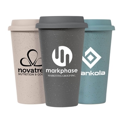Equator 9oz Double Wall Ceramic Tumbler | Spill-Resistant and Customizable