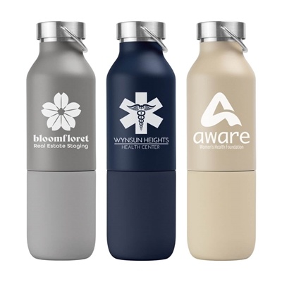 Freya Duo 2-in-1 Stainless Steel Bottle & Tumbler | Customizable with Logo