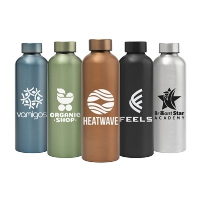 Eco Astrid Recycled Aluminum Bottle - 24 oz | Custom Branding Available