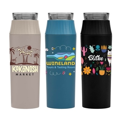 Majesty 20 oz. Leakproof Recycled Stainless Steel Bottle | Full Color Custom Imprint