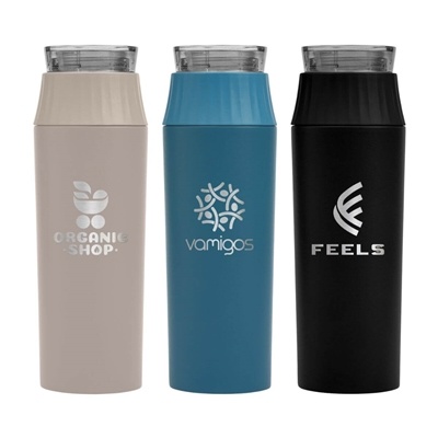 Majesty Recycled Stainless Steel Leakproof Bottle | Laser Engraved for Branding