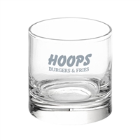 Glint Whiskey Glass 8 oz. Custom Silk Screen | Promotional Whiskey Glass