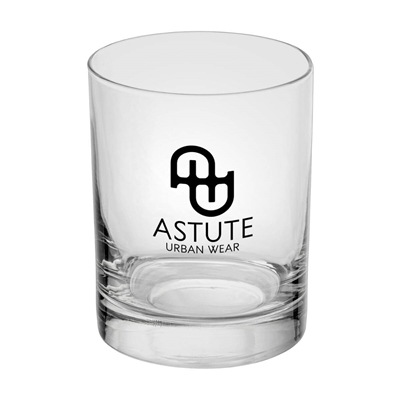 Glint Whiskey Glass 13.5 oz. Custom Silk Screen Imprint | Promotional Glassware