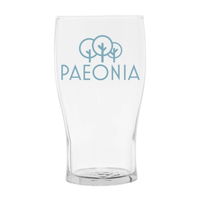 Brewster Beer Glass 20 oz. - Custom Silk Screen Printed | Promotional Drinkware | Custom Beer Glasses