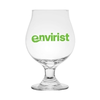 Chalice Beer Glass 16 oz. - Personalized Silk Screen | Custom Beer Glass | Branded Drinkware