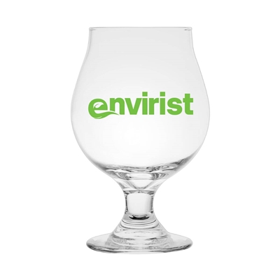 Chalice Beer Glass 16 oz. - Personalized Silk Screen | Custom Beer Glass | Branded Drinkware