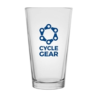 Taper Beer Glass - 16 oz. | Custom Silk Screen Pint Glass for Branding