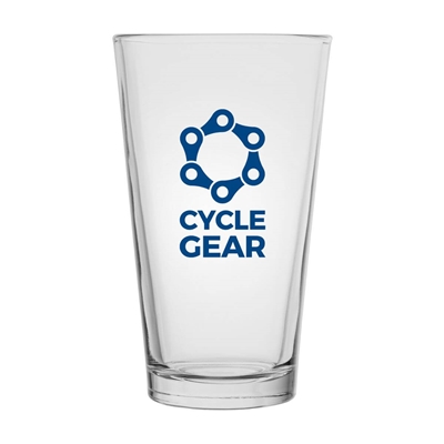 Taper Beer Glass - 16 oz. | Custom Silk Screen Pint Glass for Branding