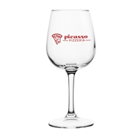 Vera Wine Glass 12.75 oz. - Custom Silk Screen Printed | Elegant Drinkware | Branded Wine Glass