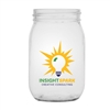 Root Jar Glass 16 oz. | Custom Full Color Printed Drinkware