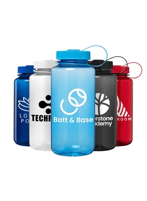 Otto 30oz RPET Sports Bottle with Tethered Lid & Custom Print