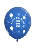USA Happy Birthday Wraparound Balloons 11" | Custom Birthday Latex Balloons