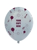 USA Custom Wraparound Metallic Latex Balloons 11" | Custom Printed & Biodegradable
