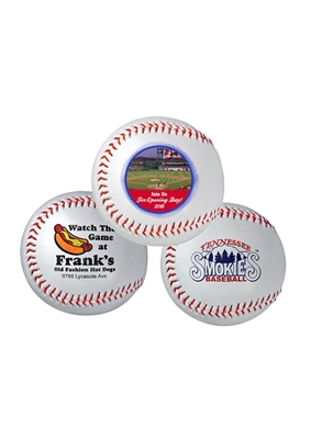 Custom One Color Synthetic Leather Baseball | Promotional Cork Core Baseball