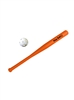 Plastic Baseball Bat & Ball Set â€“ Second Color Custom Pad Print | Multi-Color Sports Giveaway Set