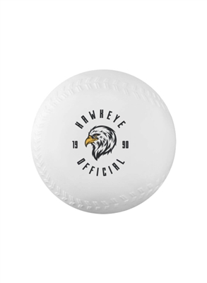 Vinyl Baseball Stress Ball 4Â¼" | 2 Color Custom Pad Print Promo Item