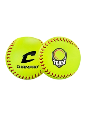 Full Color Imprint Softball | Custom CHAMPRO 12â€ Promotional Softball