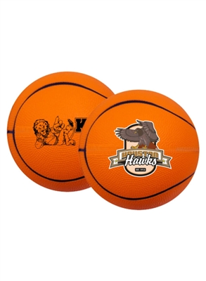 Foam Basketball 5" | Custom One Color Imprint Mini Basketball
