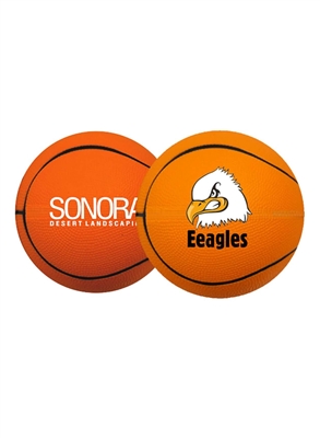 Foam Basketball 4" | Full Color Custom Imprint Mini Basketball