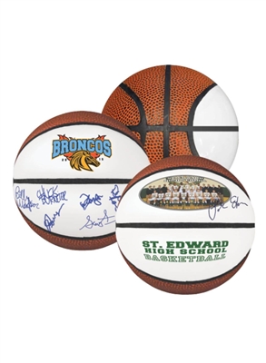 Full Size Signature Basketball 29.5" | One Color Pad Print Custom Basketball