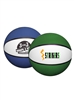 Colorful Full Size 29.5 Inch Rubber Basketball | 2 Color Imprint Custom Promotional Ball