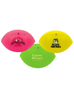 Mini Vinyl Football 7" | Second Color Custom Pad Print | Multi-Color Promotional Soft Football