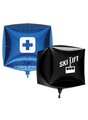 Cubez Foil Balloon 3D 15" | Custom One-Sided Imprint