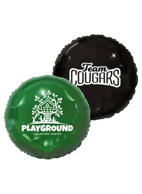 Round Helium Saver XtraLife Foil Balloons 17" | Two-Sided Custom Imprint