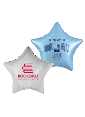 Star Helium Saver XtraLife Foil Balloons 17" | One-Sided Custom Imprint