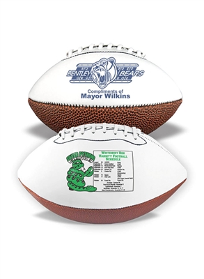 Signature Football 8 Inch  One Color | Custom Printed Autograph Promotional Ball