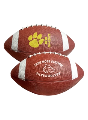 Rubber Football 10.5 Inch One Color |Custom Printed Promotional Ball