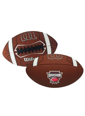 Wilson GST 14" Game Football â€“ One Color Custom Pad Print | Performance Synthetic Leather Football