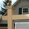 Decorative Hampton Post Cap for Sanzo PVC Sign Posts