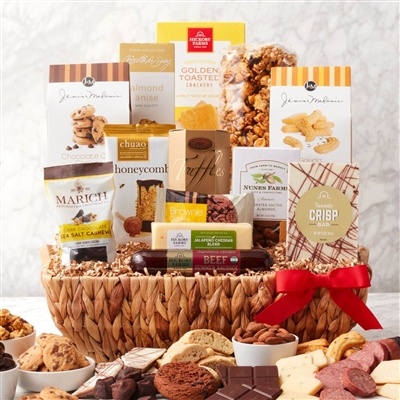 Hickory Farms Delightful Decadence Gift Basket | Sweet & Savory Charcuterie Gift