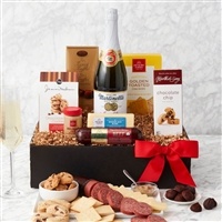 Sparkling Cider & Gourmet Snack Set | Hickory Farms Charcuterie Snack Box